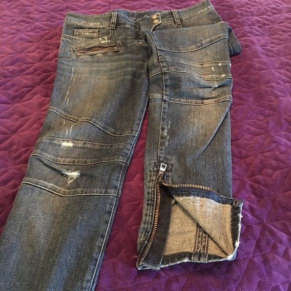 Balmain Moto denim - Picture 2 of 5